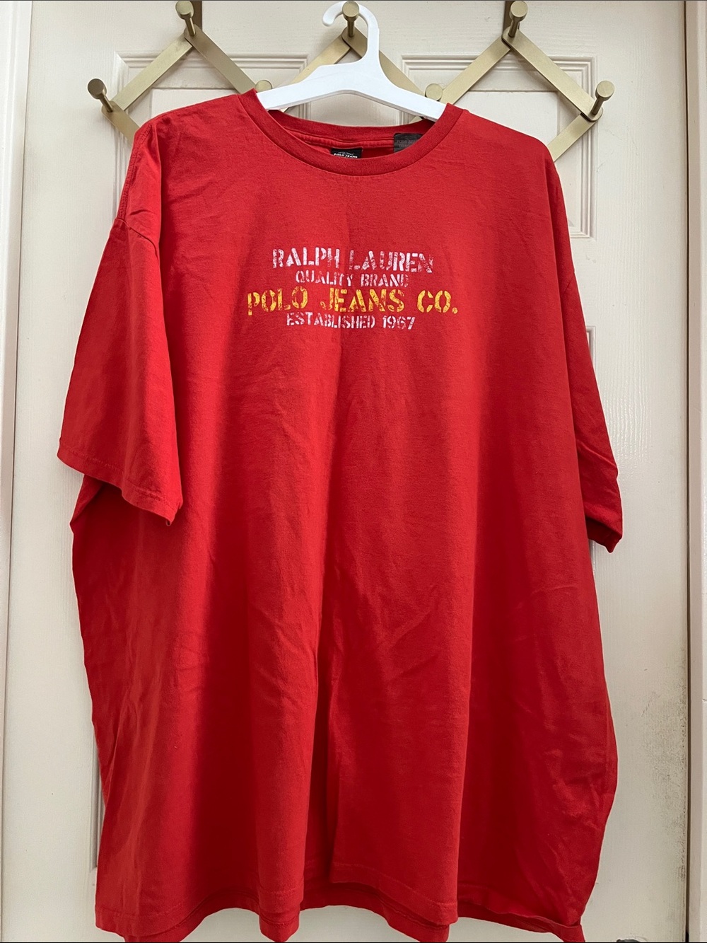Polo Jeans Company by Ralph Lauren Red Short Sleeve Tee